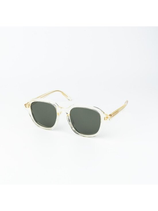 Loewe SLIM Women Sunglasses Beige Transparent Yellow Green Square LW40163I 57N main image 3